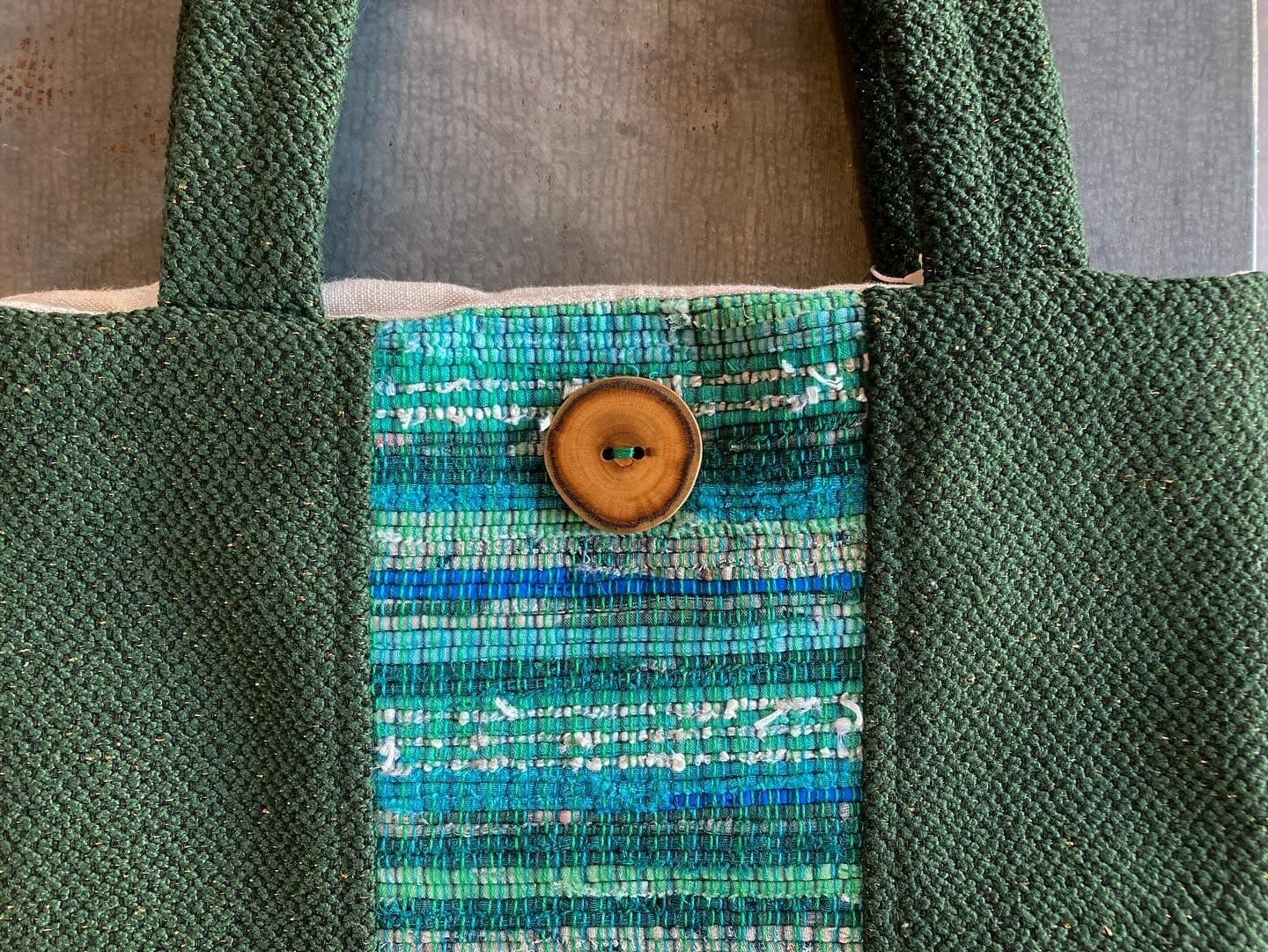 さきおりCHICKA 南部裂織 A4が入るトートバッグ | イタリアと