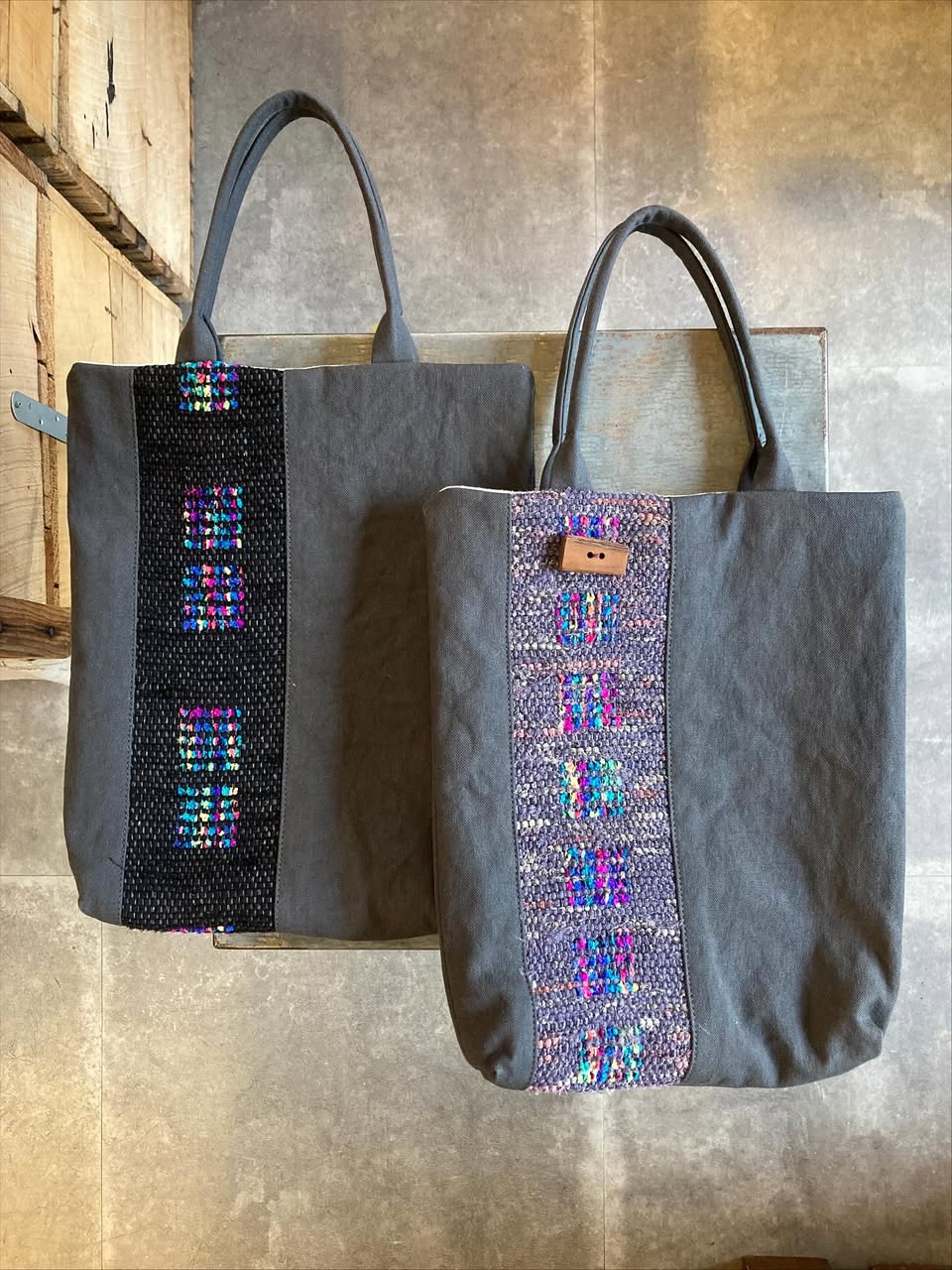 さきおりCHICKA 南部裂織 ミニトートバッグ | イタリアと青森の店 coccia